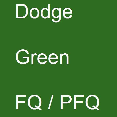 Dodge, Green, FQ / PFQ.